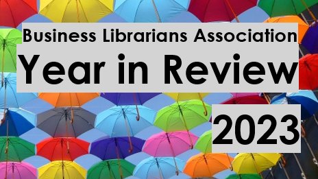 BLAlibNews's tweet photo. Stop everything you're doing! The BLA Year in Review 2023 is out! Go to our mailing lists to read the insightful contributions from our Members :D Thank you!
Top tip: read before the #BLA23 conference for a great conversation starter! https://t.co/4KOXFVwnRh