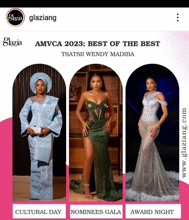 My TBt today is when @officialtsatsii was named as one of the best dressed for 3 consecutive days in the AMVCA an underdog that turns heads and presence noticed everywhere she goes.