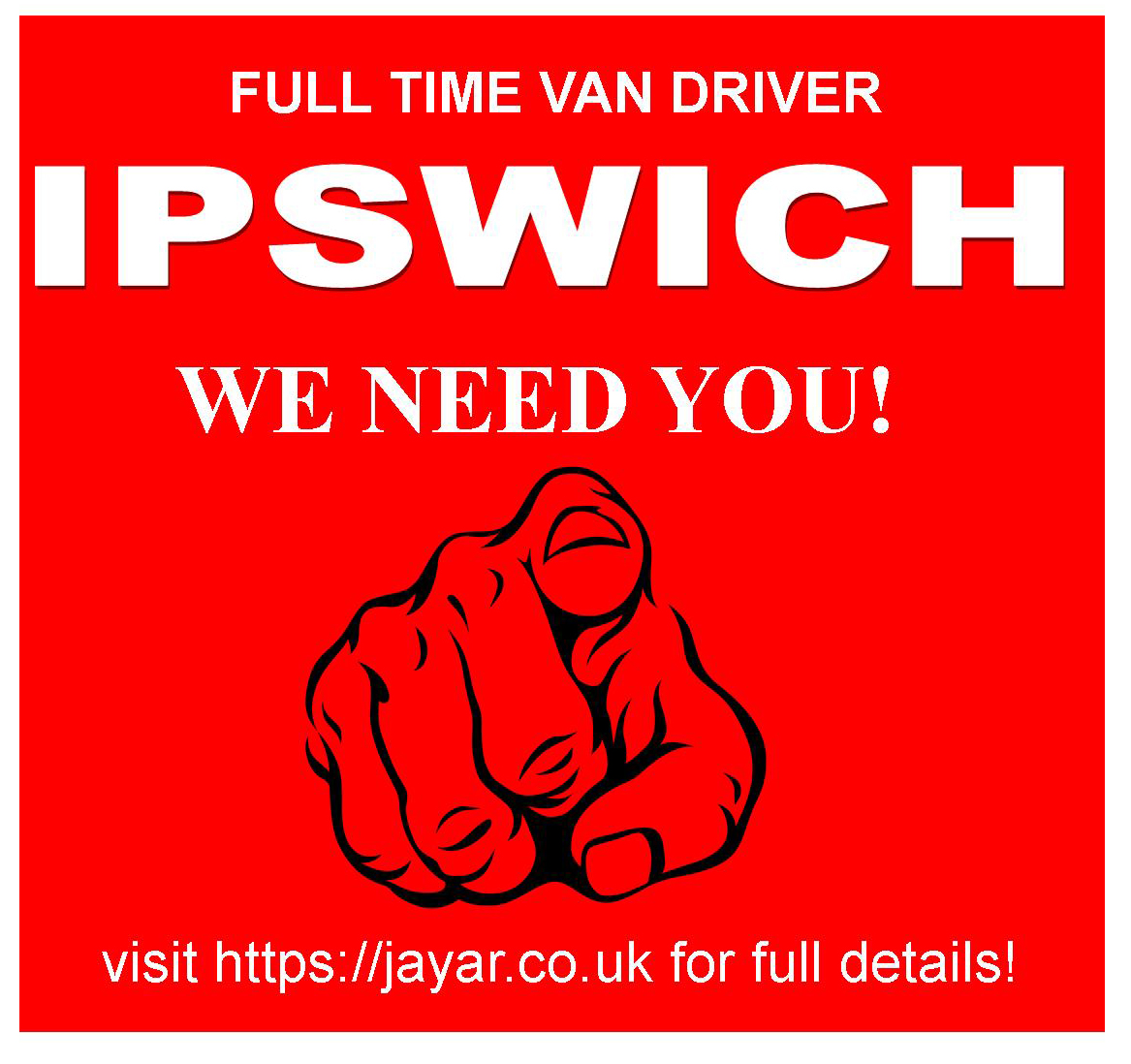 Be a part of our brilliant team!
We are looking for a full time Van Driver for our busy #Ipswich branch.
Please click the link for a full job description & to apply
jayar.co.uk/jobs/full-time… #ipswichjobs #suffolkjobs