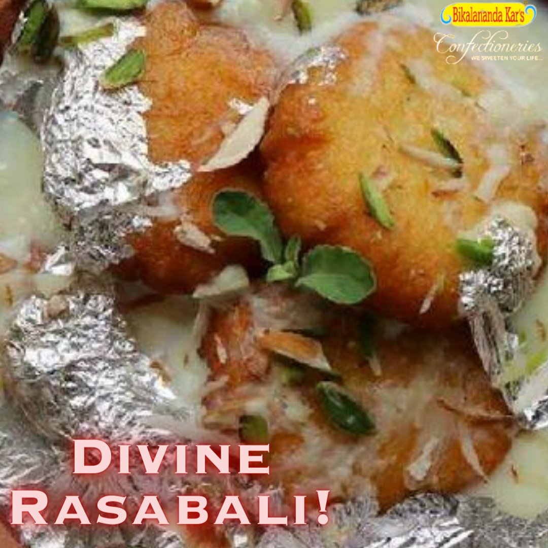bikalanandakar's tweet photo. Experience the heavenly taste of #Rasabali, a traditional #OdiaDessert made with soft and spongy chena soaked in sweetened milk. Visit our #BikalanandaKarsRasagola sweet stall and indulge in this delightful treat!

 #Sweets #AuthenticSweets #SweetDish #ବିକଳାନନ୍ଦକରଙ୍କରସଗୋଲା https://t.co/tpaPYlQtlA