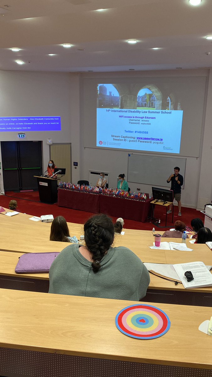 CDLPGalway's tweet photo. Next session on integrating children with disabilities perspectives across human rights mechanisms with @maeveorourke Aoife Carragher from @OCO_Ireland @JadeDussart and @Kamundia_E https://t.co/drZYnt5n3K