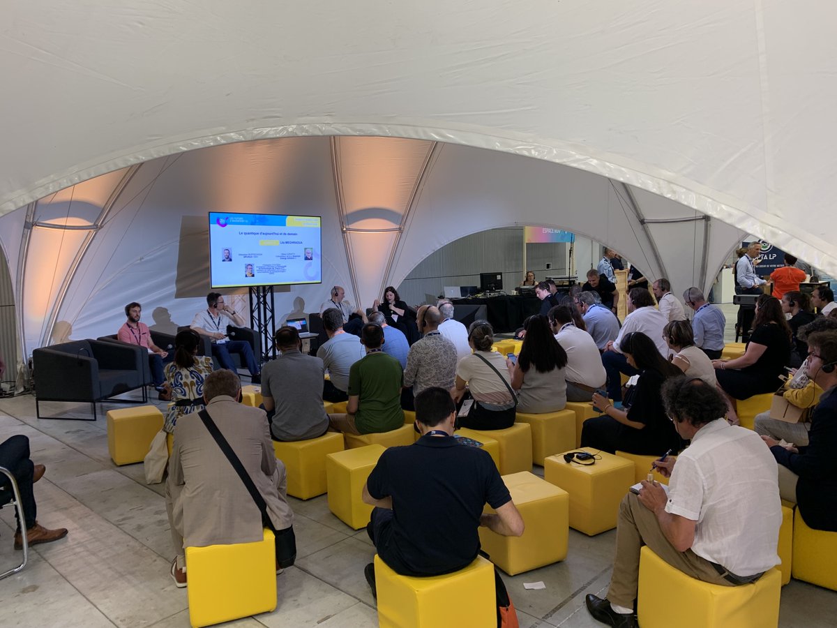 360GrandEst's tweet photo. 🌐Le quantique d'aujourd'hui et de demain
Pour comprendre ces technologies et comment elles peuvent révolutionner de nombreux domaines avec Sébastien BUFFECHOUX #QPerfect @couteaukriss @UTTroyes & @olivez #QuantumEnergyInitiative
#quantique #360GrandEst https://t.co/YVfqyhDnjz