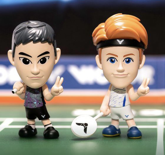 Friendship of Zii Jia & Antonsen: Real life Figurines