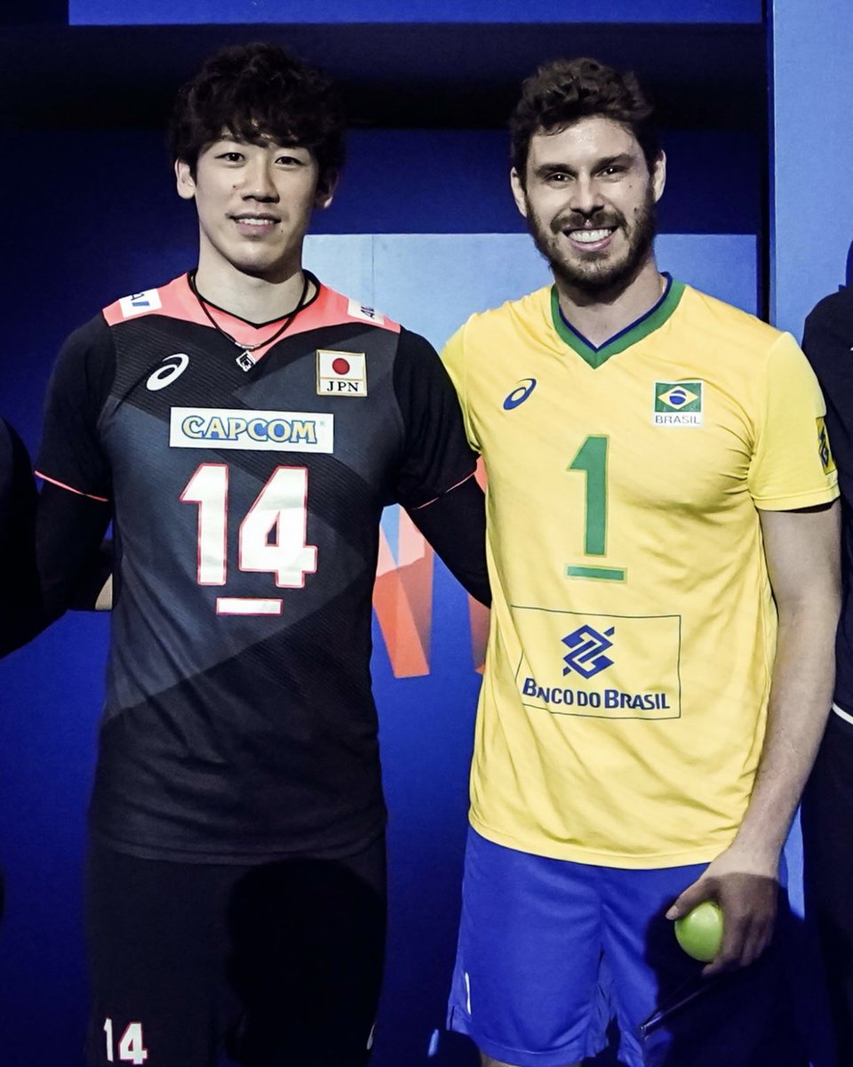 Captain Yuki & Team 🇯🇵 🆚 🇧🇷 & Captan Bruno! These two legendary players will meet again TODAY at 11AM GMT in their #VNL2023 week 2 match. 📺 LIVE on VB.TV. 🏐 #VNL #volleyball