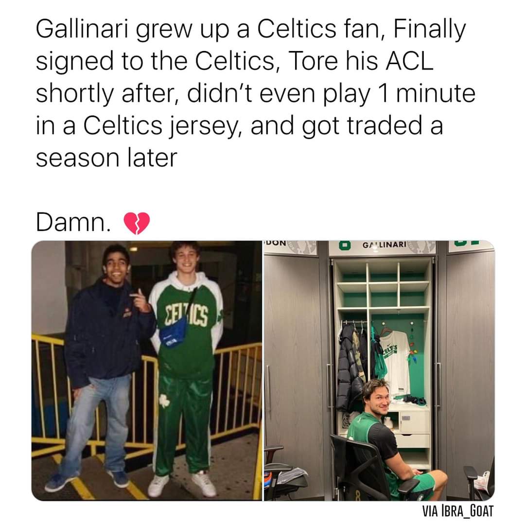 #NBA #basketball #NBATwitter #NBAonTNT #NBAToday #ESPN #SportsCenter #DaniloGallinari #BostonCeltics #