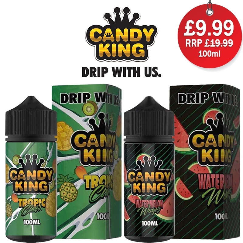 Candy King 100ml E-Liquid Shortfills (New Flavours)
vapestreams.co.uk/product-catego…

#vaping #eliquid #vapecommunity #ejuice #vapor #cloudchaser #subohm #vapefam #clouds #ecig #ukvapers #ukvapedeals #vapedeals #vapestreamsuk