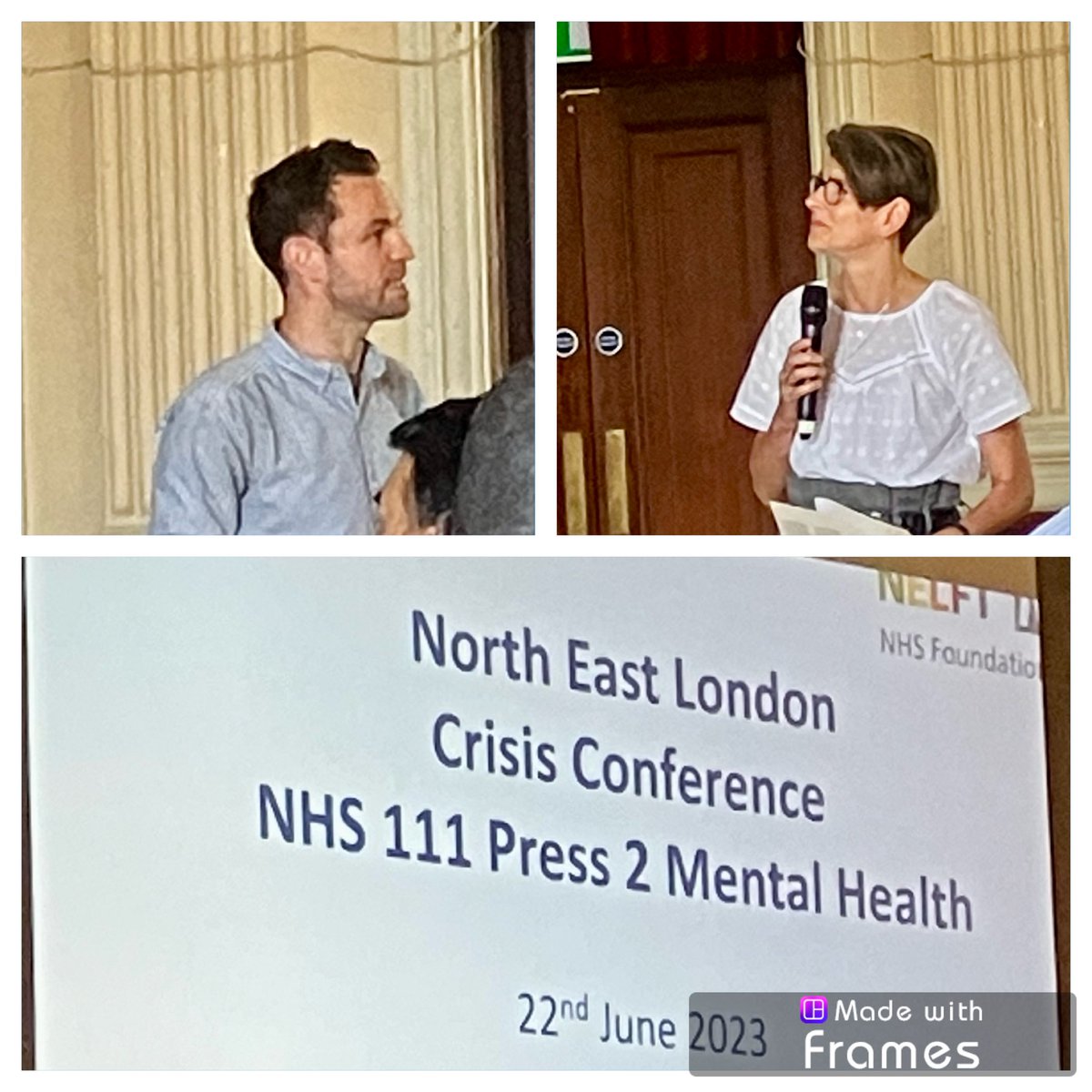 Hearing from @J_stafford14 and Caroline O’Haire at the @NELFT @NHS_ELFT NELCrisisConference about the 111+2 MH service.