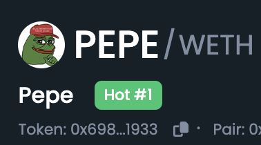 phugazinomics's tweet photo. $PEPE HEATING UP 🔥🔥🔥🔥🔥🔥🔥 https://t.co/cFR16VfpYN
