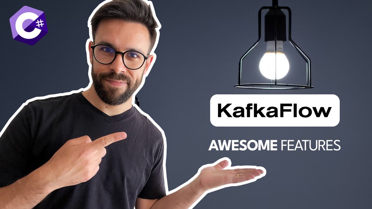 KafkaFlow has many valuable features, but these 3 are my killer features.

Are you a .NET dev working with Kafka? Take a look 👇

#dotnet