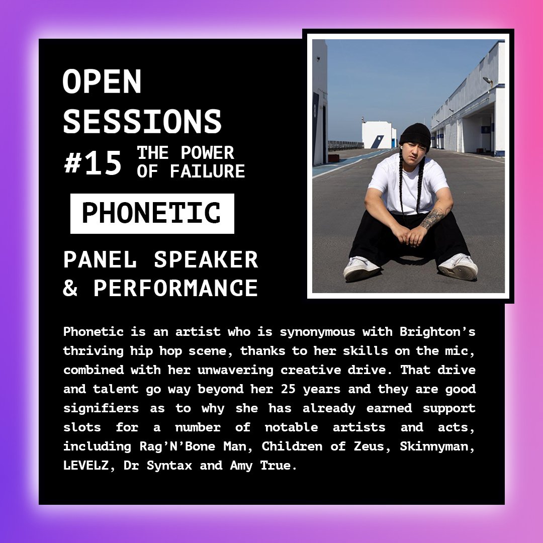 Lighthouse_BTN's tweet photo. 💥It’s time to introduce our incredible speakers on the panel of next week’s Open Sessions #15 The Power of Failure
💖Bobby Brown - Panel host
Panel speakers:
💫@Phonetic_Artist + Performer
✨Nicholson Davids
🌟Anne Rupert
💥Alli Beddoes
#artists #creativeprocess https://t.co/3Kuxu8kaZK