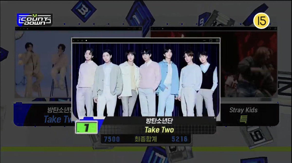 kazandııık M Countdown’da ilk müzik şovu birinciliğimizi aldık 😭

#TakeTwo1stWin