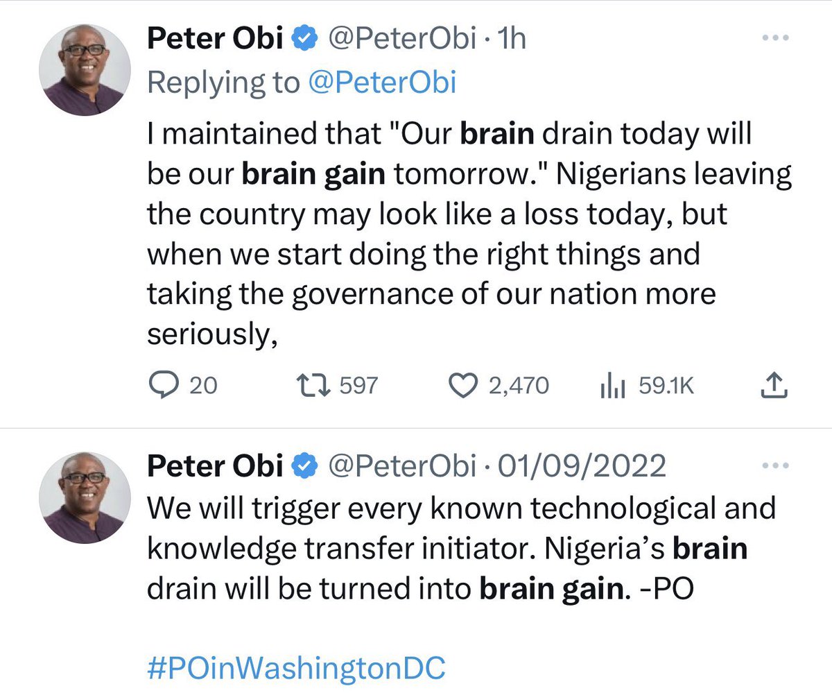 Peter Obi has been consistent❤️🇳🇬💯