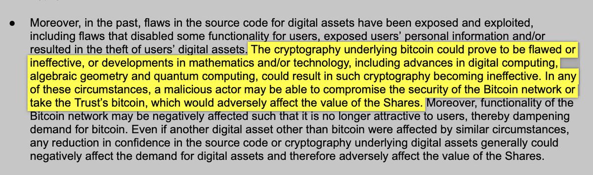🚨@BlackRock acknowledges the risk posed by quantum computing to #cryptocurrency in its SEC filing for the Bitcoin ETF.

QANplatform has already implemented the NIST-recommended post-quantum cryptographic algorithm, CRYSTALS-Dilithium, in the upcoming QAN private #blockchain.