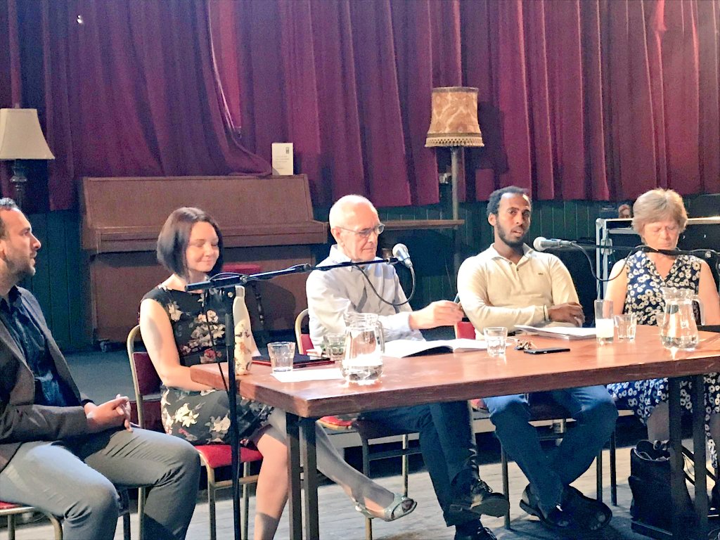 Thank you @VaughanJones3 and @UnionChapelN1 team for hosting us last night. It was great sharing the stage with @juliabicknell Islington Labour councillor @staff_heather and @TheGreenParty deputy leader @ZackPolanski Also thanks to the @MigrantVoiceUK team