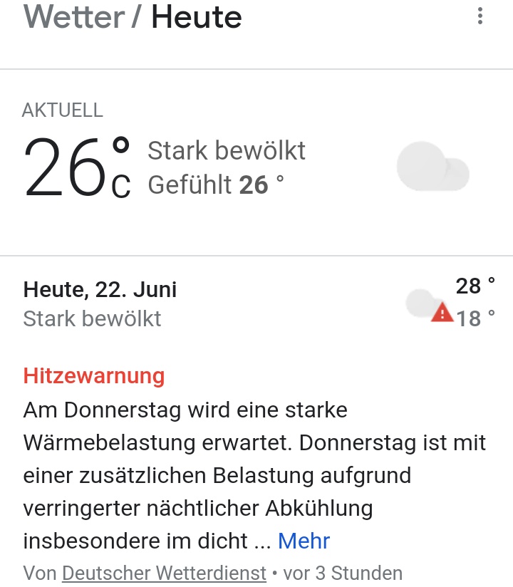 sasvesalein's tweet image. Wow!  🤦🏻‍♀️
28 Grad im Juni und Hitzewarnung?
Sind die alle verblödet?
Willkommen im #Dummland 
#Klimawahn 
#Verblödung