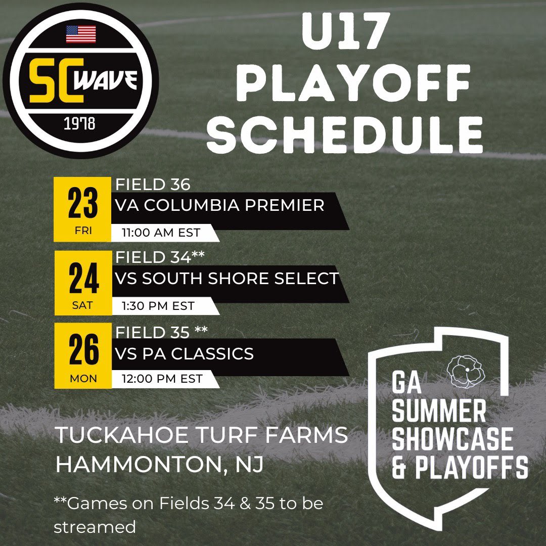 SC Wave 05/06 Girls (@scwave06) on Twitter photo Excitement is building. One more sleep until kickoff.
<a href="/IanBennett26/">Ian Bennett</a> <a href="/Oliviero21/">Giuliano Oliviero</a> <a href="/SCWAVEROC/">SC WAVE</a> <a href="/GAcademyLeague/">Girls Academy</a> Excitement is building. One more sleep until kickoff.
<a href="/IanBennett26/">Ian Bennett</a> <a href="/Oliviero21/">Giuliano Oliviero</a> <a href="/SCWAVEROC/">SC WAVE</a> <a href="/GAcademyLeague/">Girls Academy</a>