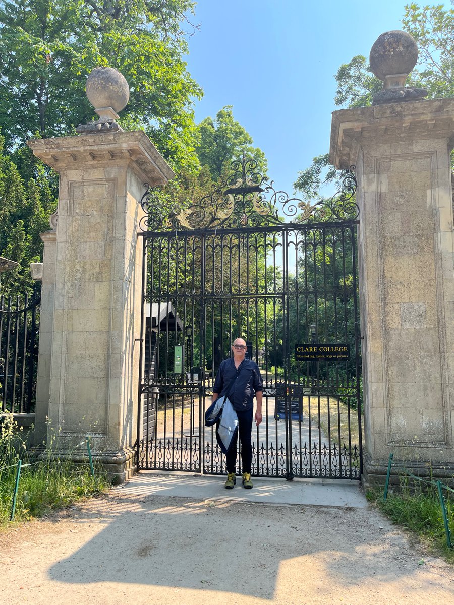 Becoming a dancer is for life, my visual art is so much part of my choreographic career...mental time travel, planning, re-inventing memories, music. Academic Visitor University of Cambridge dept Psychology. Clare College gates. Here Prof Nicky Clayton and I Brain Storm.