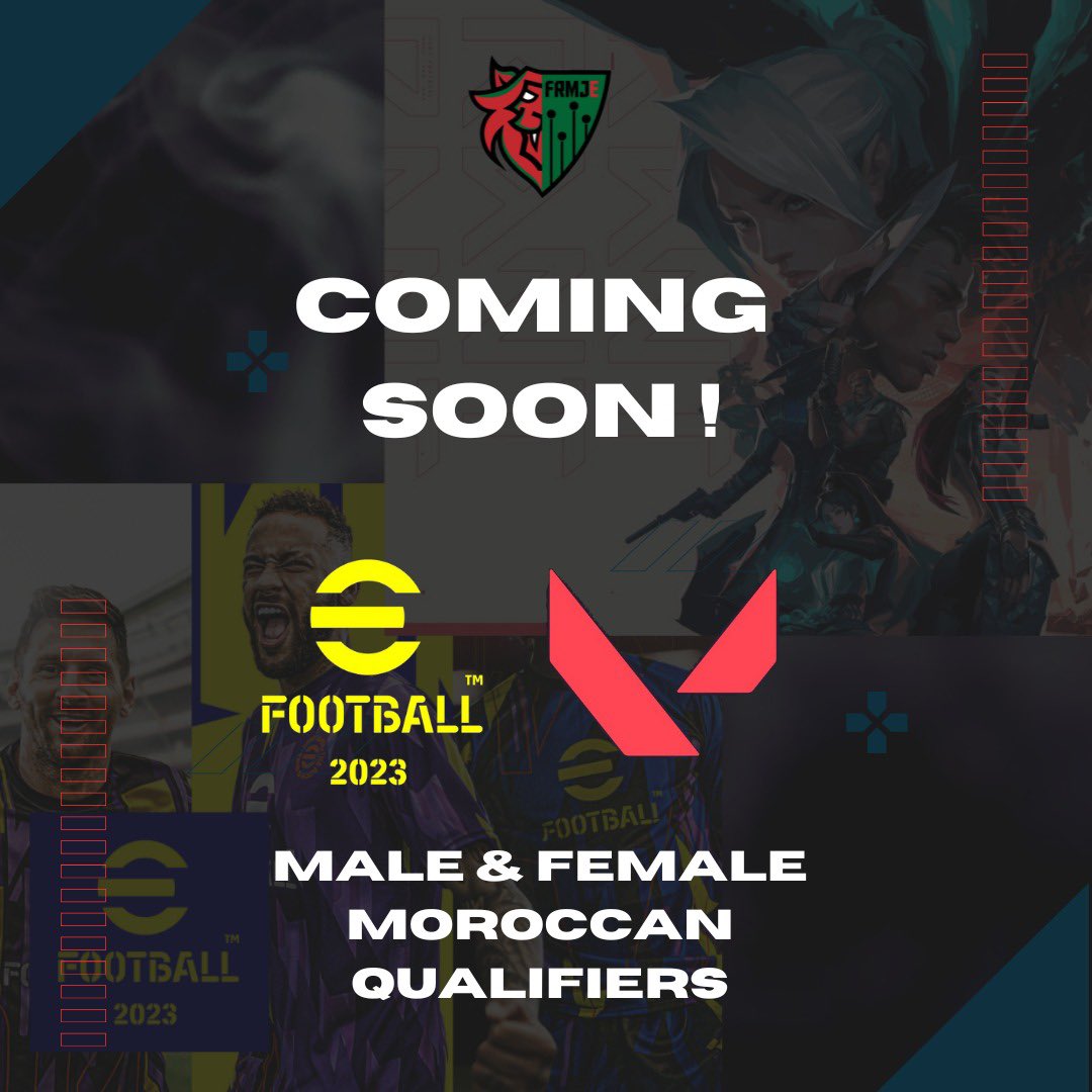 فالورنت -إناث و ذكور 🔥
إفوتبول -إناث و ذكور 🔥
وجدوا راسكوم 🔜
سنوافيكم بجميع التفاصيل قريبًا ✅