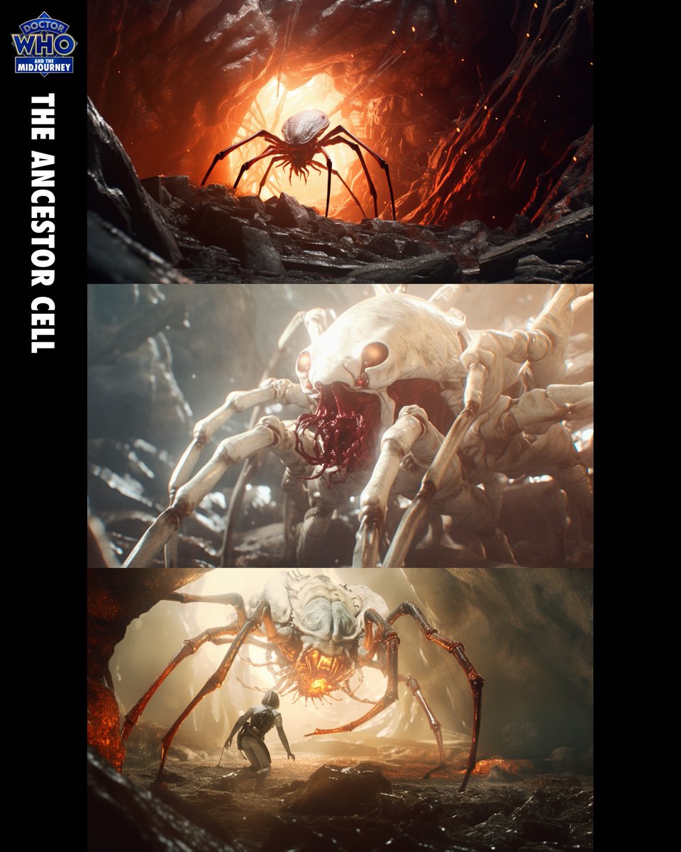 The Time Lords trapped on the Edifice are attacked by the giant bone spiders.

'The Ancestor Cell' (EDA)

Written by <a href="/anghelides/">Peter Anghelides</a> and <a href="/SteveColeBooks/">Steve Cole</a>