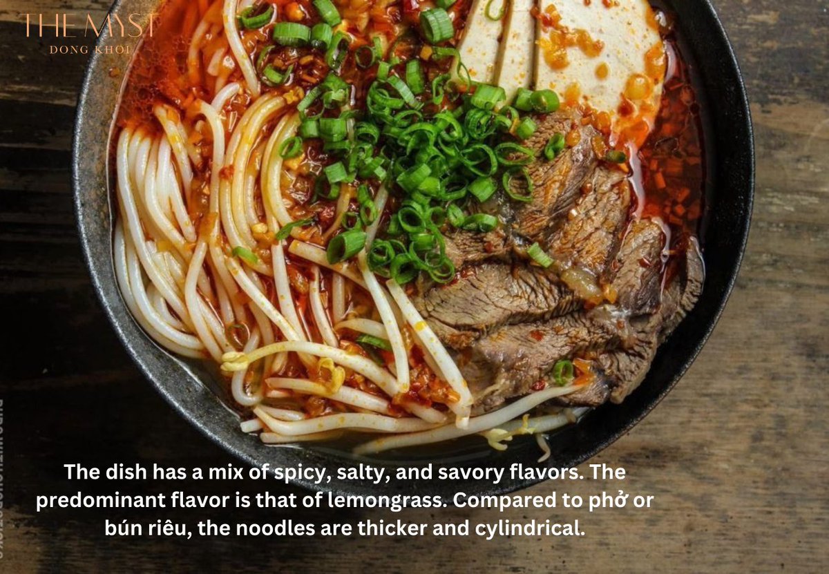 Bun bo Hue - the Vietnamese must-try specialties - available at The Nest restaurant of The Myst Dong Khoi hotel.
#KNOWLEDGE #Food #NOODLE #saigon #Vietnam #Travel