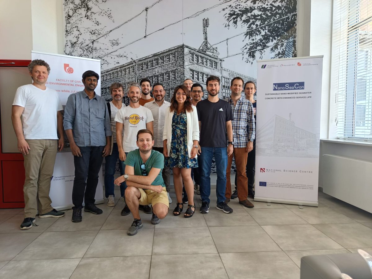 NanoSeaCon (@nanoseacon1) on Twitter photo The workshop on "Interaction between hydrated cement phases and ions in seawater-mixed concretes" starts today. Starting with the lab visit 2day, a series of talks from experts in the field of concrete technology are going to happen tomorrow. Thanks to <a href="/NCN_PL/">Narodowe Centrum Nauki</a> and <a href="/ZUT_Szczecin/">ZUTwSzczecinie</a>. The workshop on "Interaction between hydrated cement phases and ions in seawater-mixed concretes" starts today. Starting with the lab visit 2day, a series of talks from experts in the field of concrete technology are going to happen tomorrow. Thanks to <a href="/NCN_PL/">Narodowe Centrum Nauki</a> and <a href="/ZUT_Szczecin/">ZUTwSzczecinie</a>.