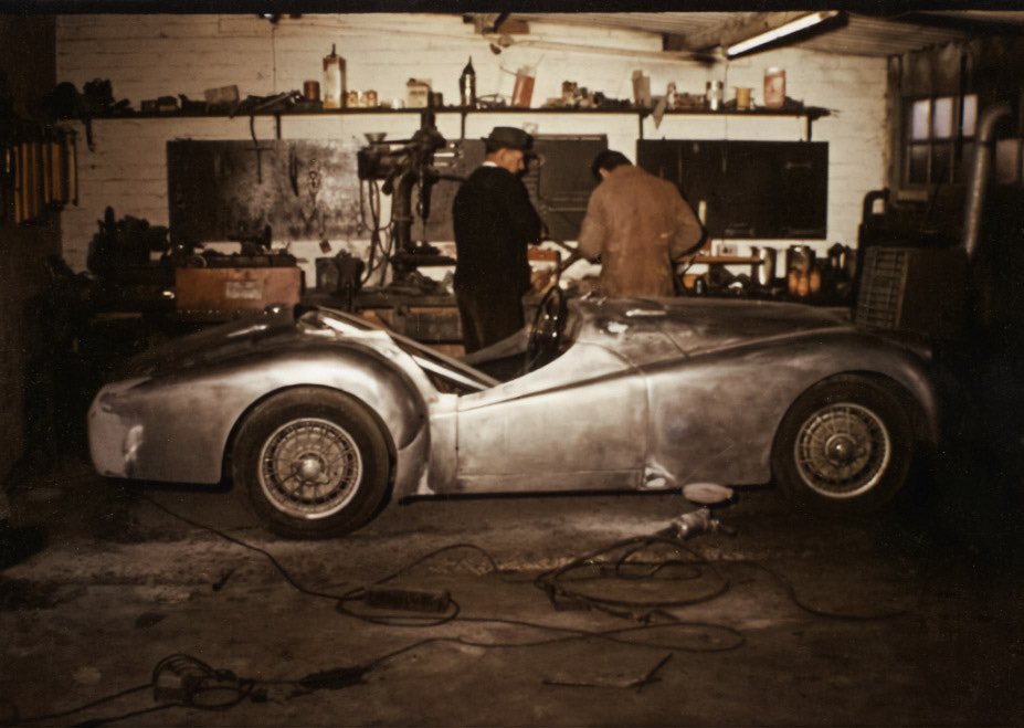 Throwback to the roots of excellence. In this vintage capture from the 1950s, witness Henry Laney, alongside a skilled partner, working their magic on a timeless sports car. 
#Throwbackthursday #HL70years #HandLMotors