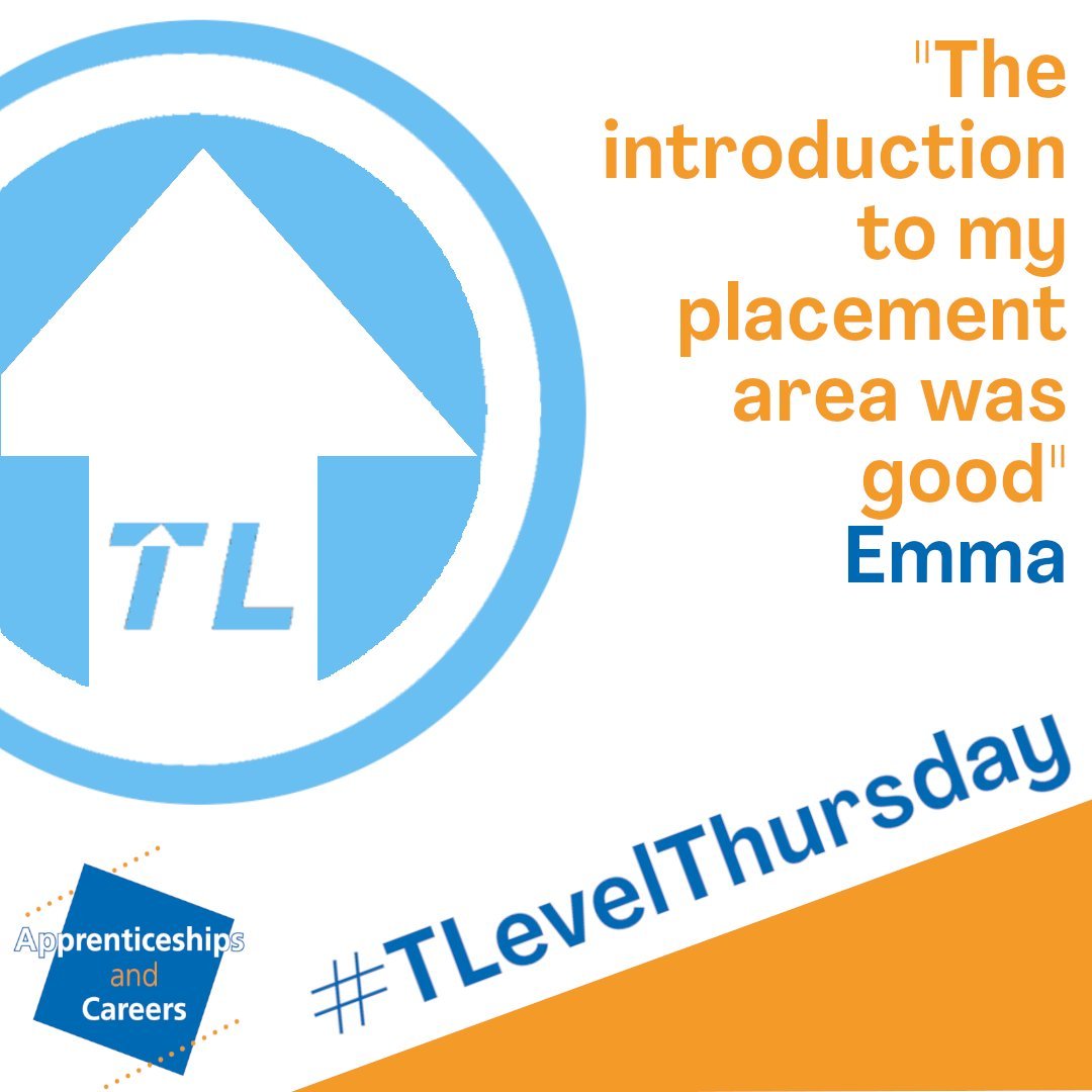 Happy #TLevelThursday!    

Emma, one of our T Level students, shared feedback on her placement.  

#CareersDay #CareersFamily #SkillsforLife #StepintotheNHS #WearethNHS