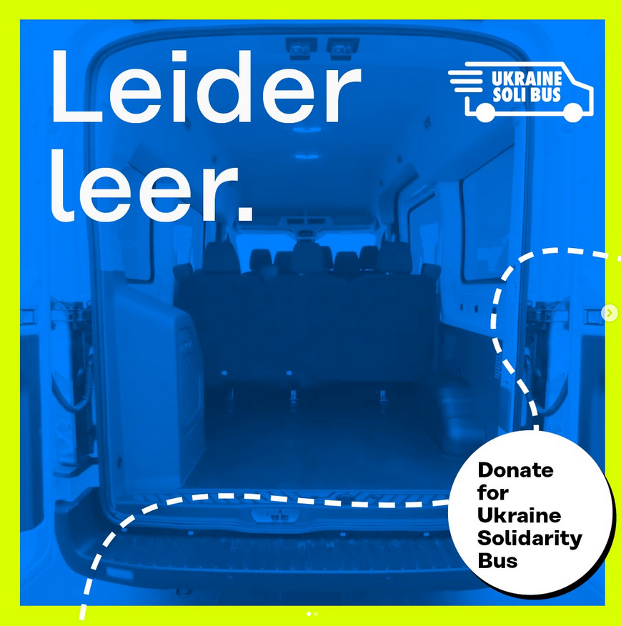 Nuclear04040908's tweet photo. Next tour des Ukraine Soli 🚐 am 21. 7 nach Lviv. Partner @SolidarityColl1, @marshzhinok und Palyanytsya brauchen diesmal spezielle medizinische Ausrüstung: 🩹Chest Seals, Tourniquets und Krankentragen.  Helft uns zu helfen! (s. Profil👆)

#StandWithUkraine 
#UkraineSolidarityBus https://t.co/9NVnufozAc