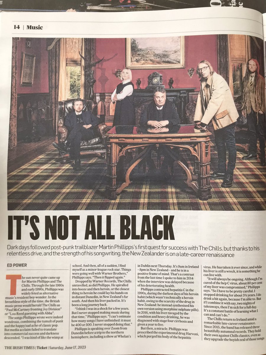 TheChills's tweet photo. Tonight we get to play Dublin @whelanslive for @foggynotions and really looking forward to it.
Last tickets : https://t.co/8tyWulxxmo https://t.co/QYxUawaXy2