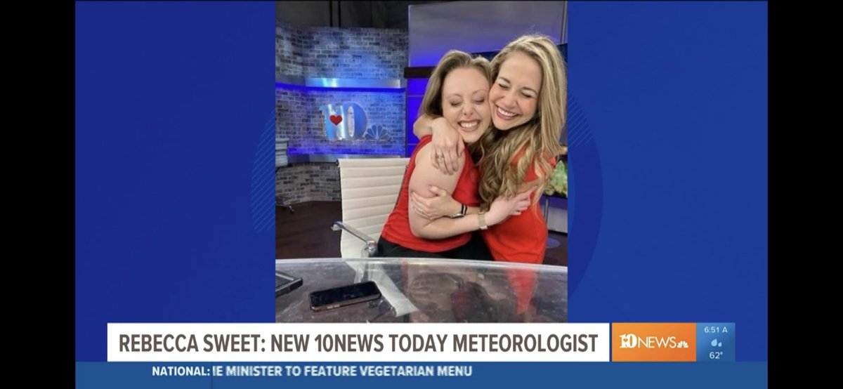 Congrats to <a href="/Rebecca_SweetWX/">Rebecca Sweet</a> for moving off weekends and into the morning meteorologist slot full time!!

Can confirm it’s nice to have weekends off, but forever grateful for the many 5am memories we have together ♥️