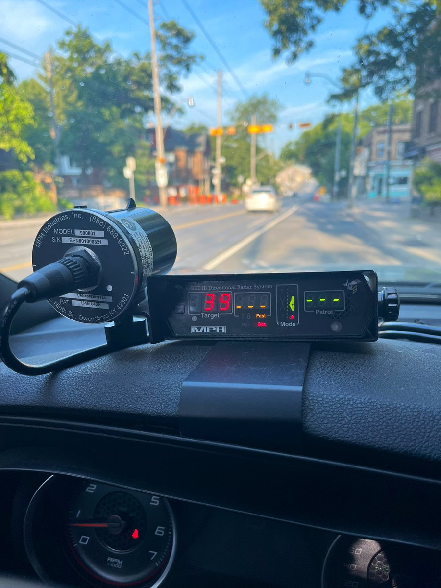 Speed enforcement community complaint residential area. 
The first 10 vehicles stopped all from out-of-town disobeying the maximum 40 zone by over 50%. 
Late being used as an excuse. 
Late isn't an exception. Slow down, speed kills. Queen Street Enf. 
#VisionZero #PappysTips