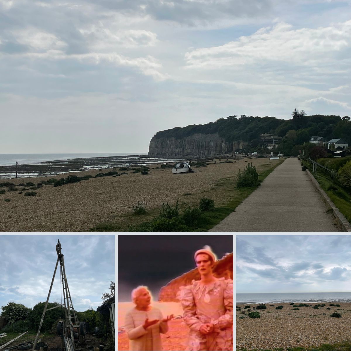 GEA_Ltd's tweet image. Site Investigations in #Hastings at #PettLevel, where David Bowie recorded his iconic and award-winning video to his 1980 hit song Ashes to Ashes.

@conisbee_london 

#geotechnicalengineering #groundinvestigation
