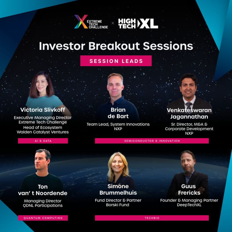 Deep Tech Connect, presented by HighTechXL &amp; <a href="/ExTechChallenge/">ExtremeTechChallenge</a>, is coming up June 28 at <a href="/hightechcampus/">High Tech Campus</a>. Catch the #investor roundtable sessions on AI &amp; Data, Quantum Computing, Semiconductor &amp; Innovation and Tech Bio. Just a few tickets left! bit.ly/3qR0yyc