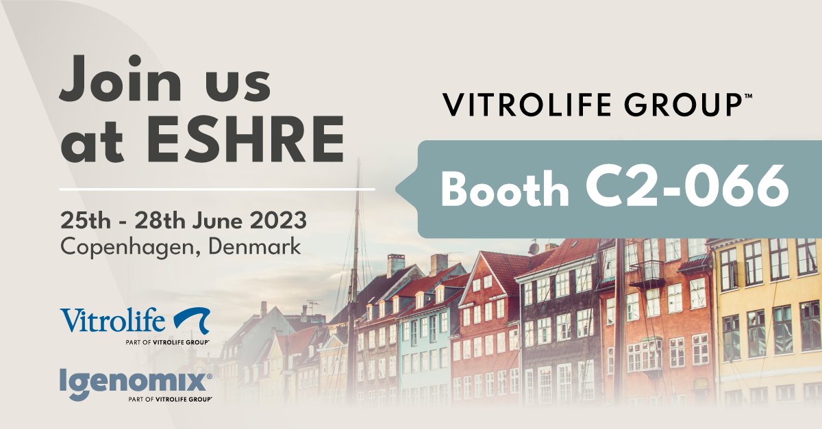 VitrolifeIVF's tweet photo. Only 4 days left to the #ESHRE2023 opening! 

We look forward to seeing you !

👉 https://t.co/4Ua8SuSuQS 
👉 https://t.co/iOIaHsF3JH

#VitrolifeGroup #Vitrolife #Igenomix #IVF #reproductiveassistance #fertilitytreatment #ESHRE2023 https://t.co/Icdmu97qFl