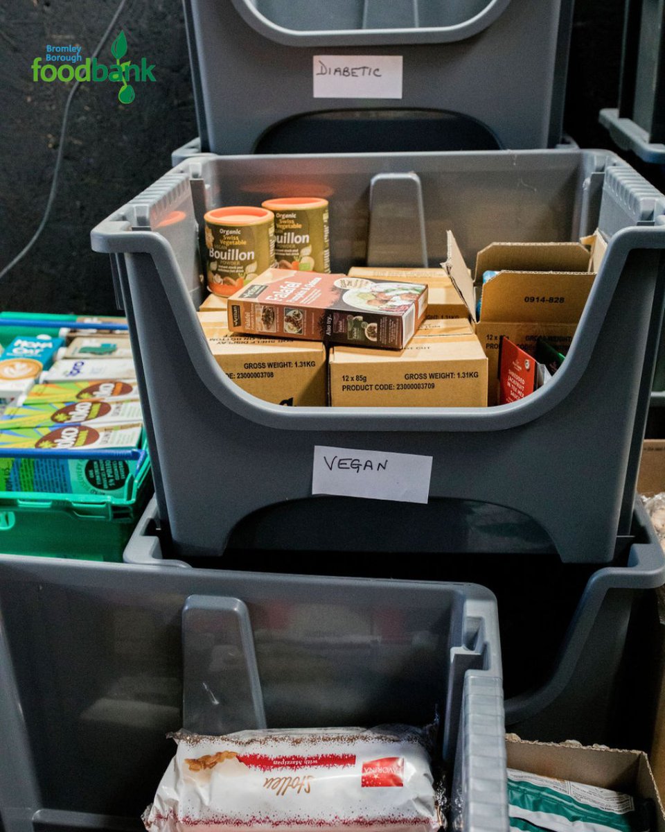 BromleyFoodbank's tweet photo. No-one in our community should have to face going hungry. We provide 7 days’ nutritionally balanced emergency food + support to local people who are referred to us. 

We always welcome donations and use them to provide help to people in crisis. https://t.co/NAnAth9zi0 https://t.co/MOy1szEAfK
