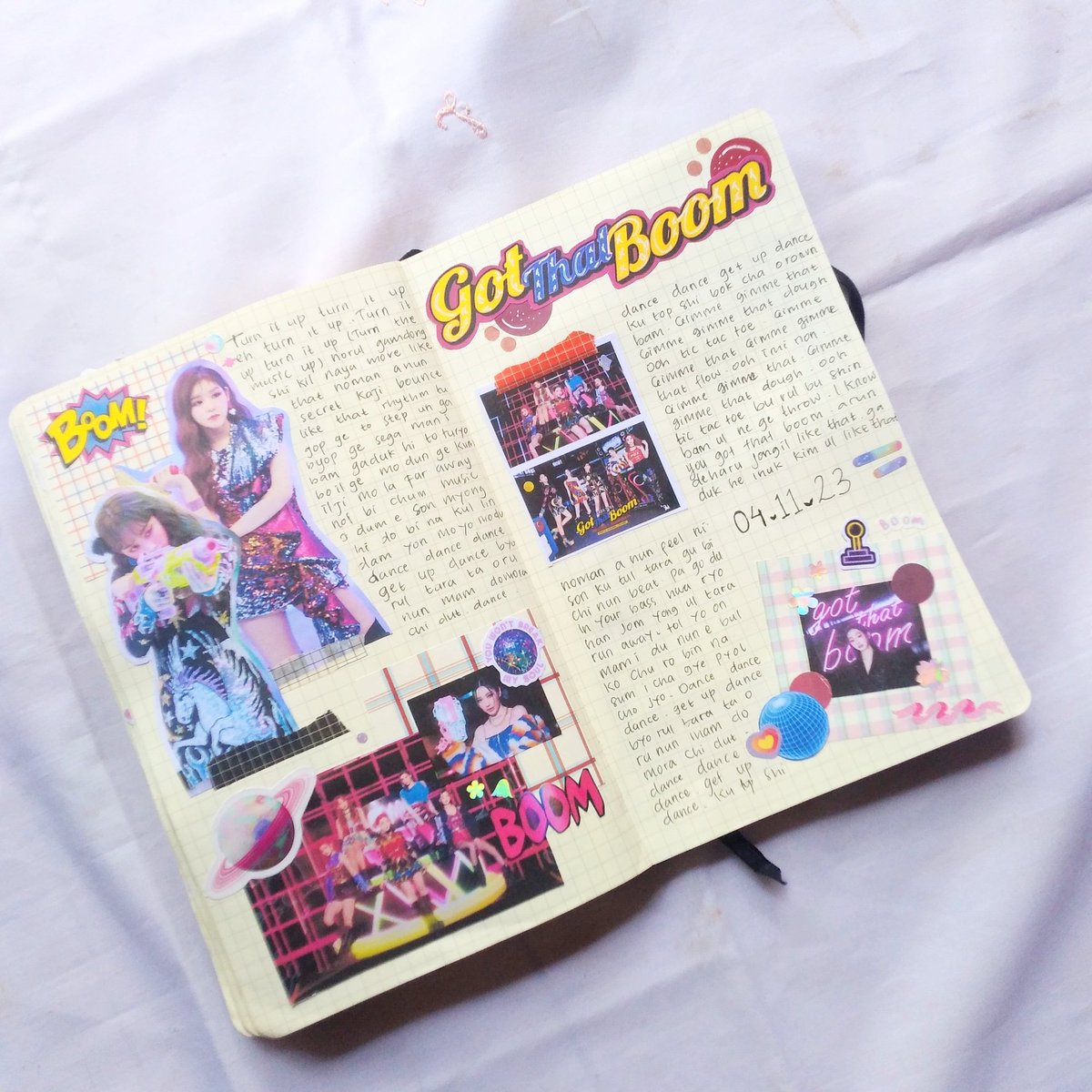 SecretJournal22's tweet photo. Untuk merayakan anniv #SECRET_NUMBER yg ke 3 aku bikin journal mv SENUM :
#DOXA โ
#TAP โ
#DOOMCHITA โ
#FIRE_SATURDAY โ
#GOT_THAT_BOOM โ
#WHO_DIS?
see you di next journal @5ecretNumber
#LEA #DITA #JINNY #MINJI #SOODAM #ZUU #ditakarang https://t.co/YSNEG05KZp