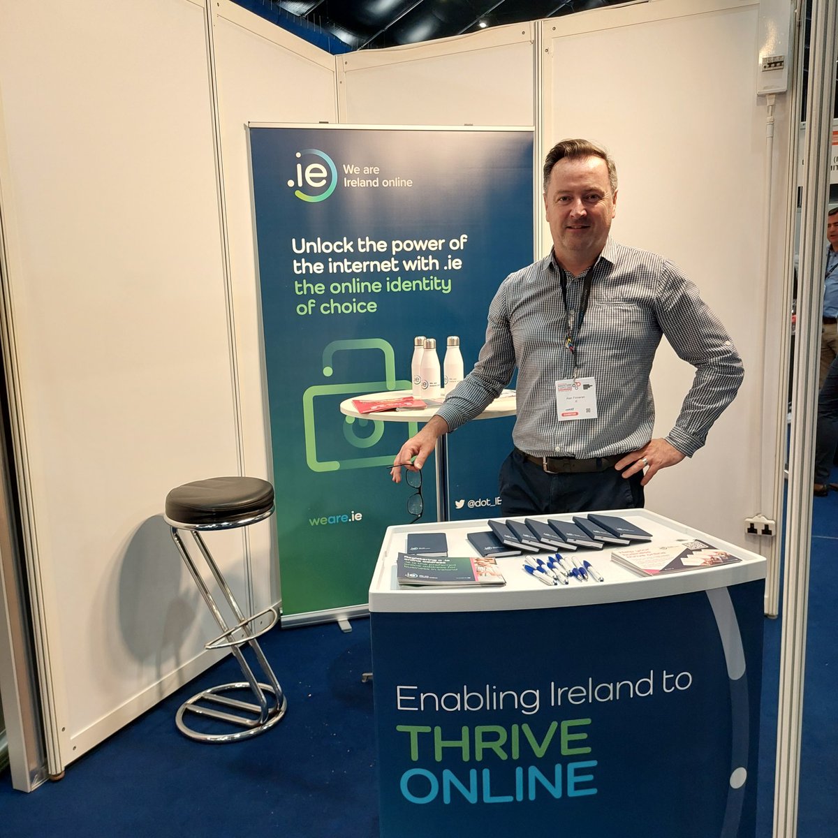 dot_ie's tweet photo. Very busy morning so far @NationalMSC Belfast, delighted to discuss the work we do and the service we provide @dot_IE  come along and find out more at stand E25 #ChooseIE #ManufacturingExpoNI https://t.co/9WexCvrO9L