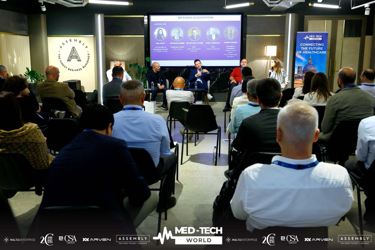Med_Tech_World's tweet photo. Highlights from the latest Med-Tech Meetup at the @assemblybldngs in Istanbul, Türkiye 👩‍⚕️🇹🇷 

Shoutout to our sponsors and partners the @maltaenterprise, 2C Proje Evi, Arven Pharmaceuticals and CSA Group 🤝

#MedTechMeetup #IstanbulEvent #HealthcareInnovation #Türkiye https://t.co/8HMApsrN2q
