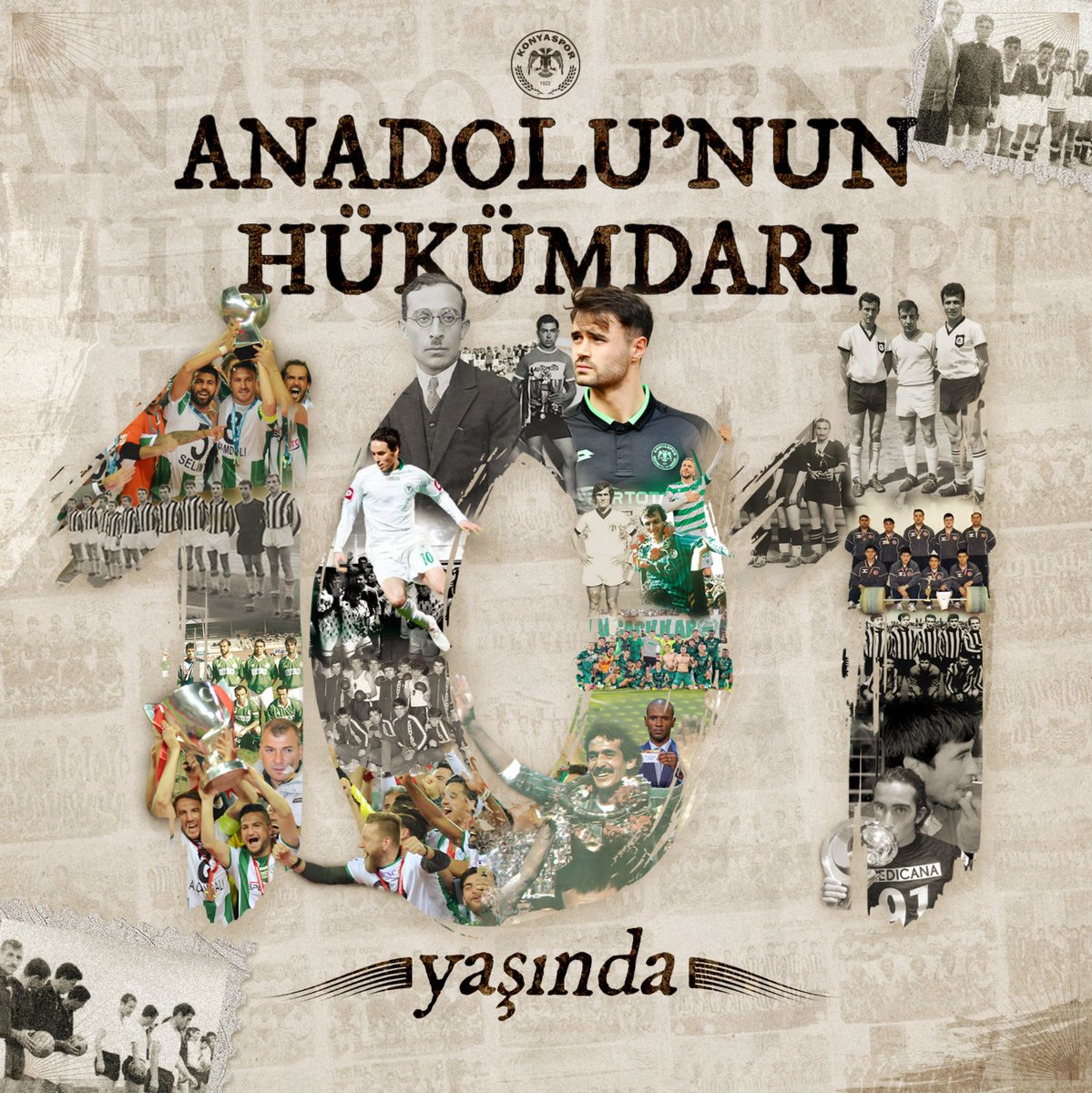 konyaspor's tweet photo. 💚Asırlık Sevda Sürecek Sonsuza…🤍
#AnadolununHükümdarı101Yaşında https://t.co/Dr6YWOXqhd