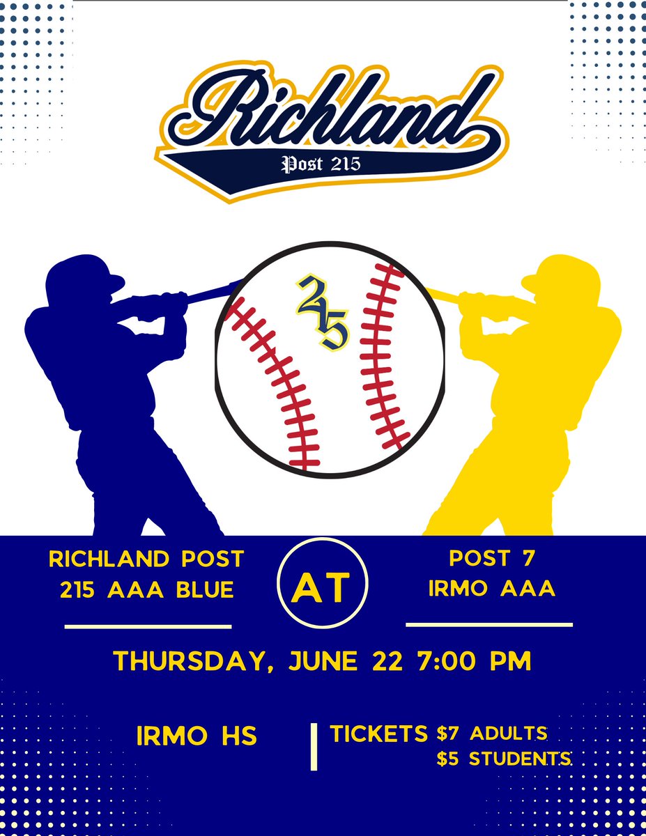 The forecast doesn’t look good but we will hope for the best, as we have our 2 @Monarchs803 17U teams on the schedule.  17U AAA Gold hosts @LexPost7Ball at @ACFloraBaseball.  Meanwhile 17U AAA Blue travels to Irmo Post 7 to finish Tuesday’s suspended game & then play  2nd game.