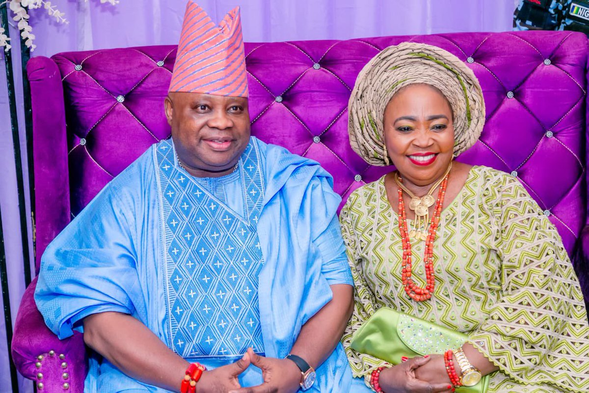 O_basslet's tweet photo. NEWS RELEASE

Governor Ademola Adeleke Salutes Sister, Yeye Modupeola Adeleke- Sanni On Her Birthday*

OSOGBO- 22/06/2023:
The Executive Governor of Osun State, Senator Ademola Jackson Nurudeen Adeleke has expressed affectionate gratitude to God https://t.co/dvEKBgrV7S