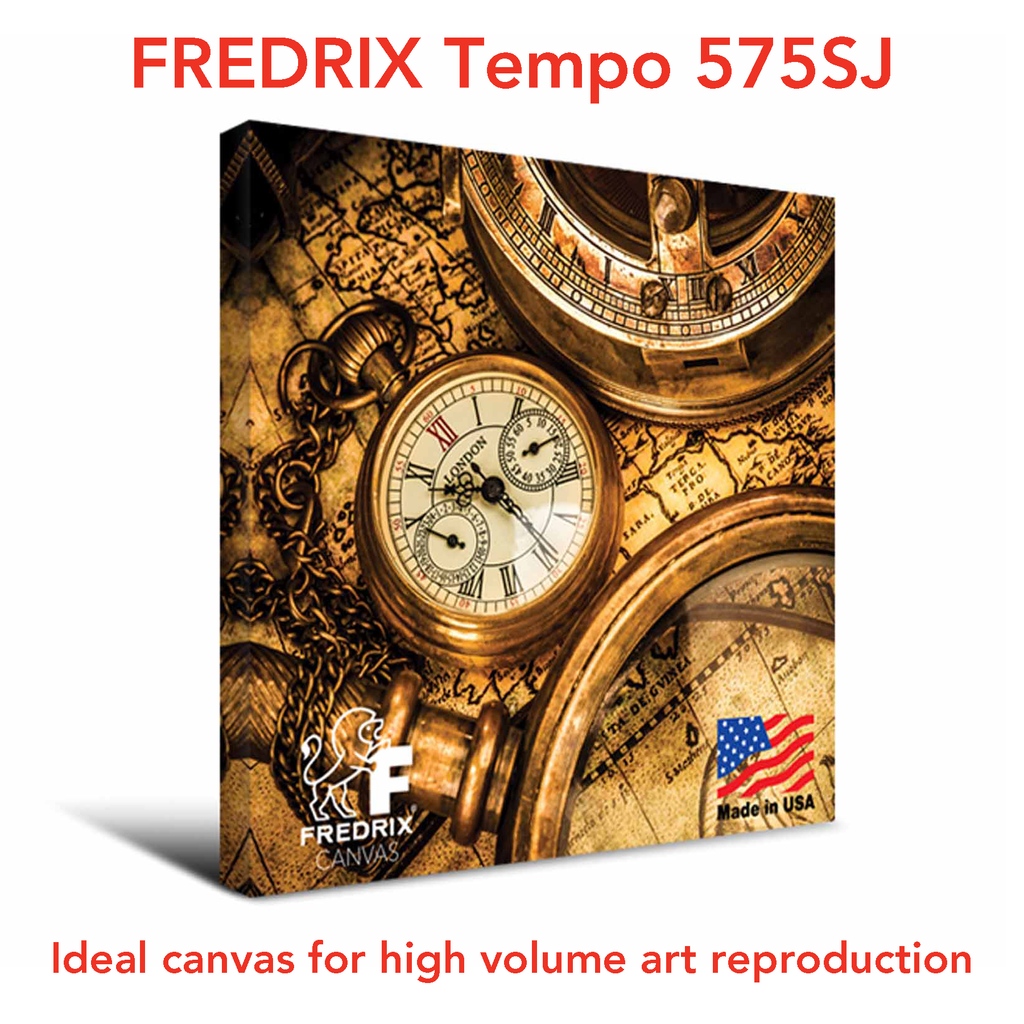 Our FREDRIX Tempo 575SJ canvas is made in the USA by Ecker Textiles. This lightweight blend is ideal for art reproduction, photography, and decor applications.

 #USAmade #textile #textiles #giclee #gicleeprint #printcanvas #homedecor #officedecor #artreproduction #photography
