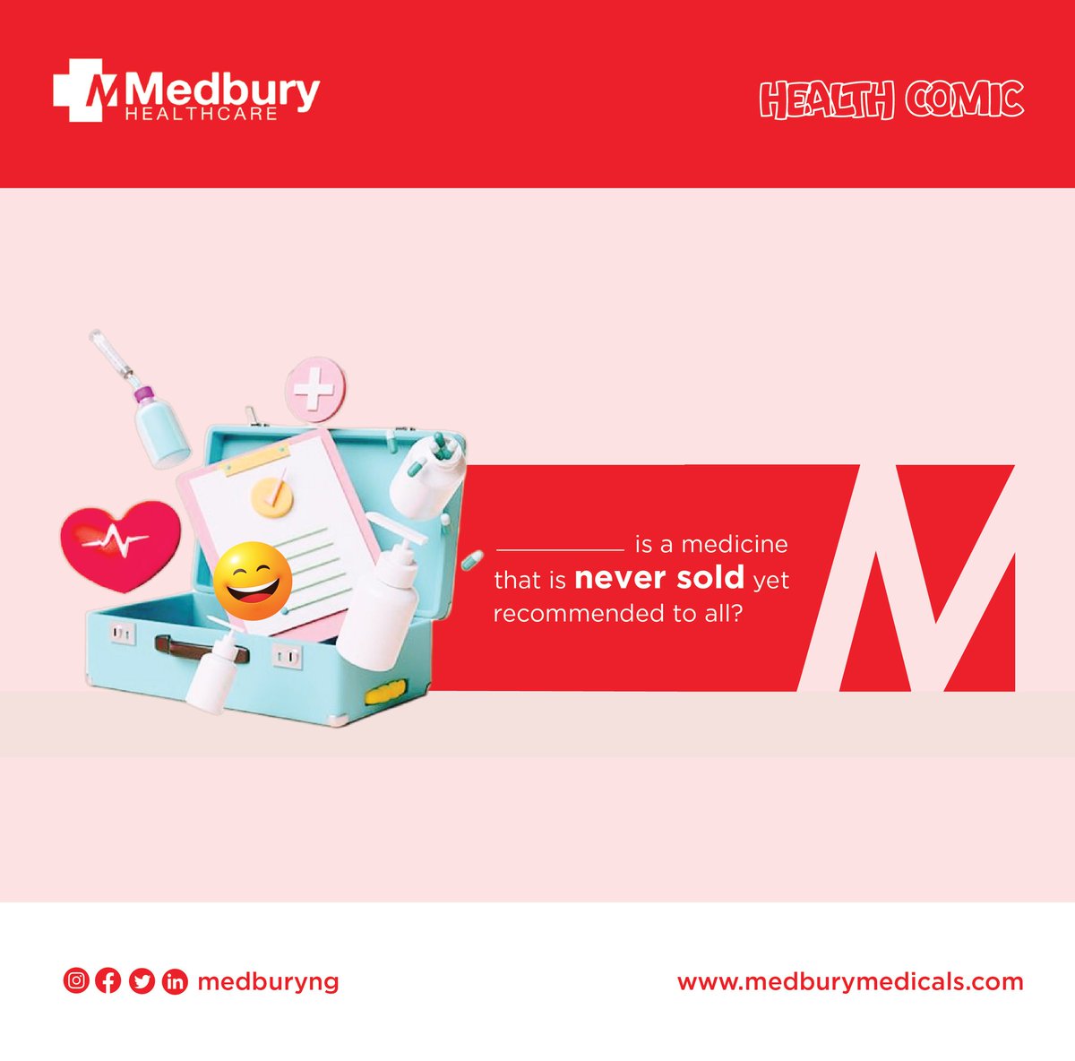 MedburyNG's tweet photo. Can you take a guess as to what this one might be about? What is that medicine that is highly recommended by all but not available for sale? Share your thoughts in the comment section below.
#healthcomic #medbury #meme #Titan #Naira #arisetv #seyitinubu #bitcoin #enugu https://t.co/wZr6dHExzF