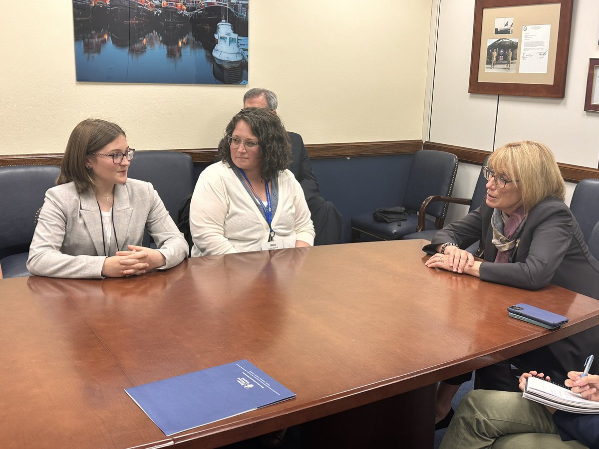 Amy DeLong 🟧 (@amyjdelong) on Twitter photo Thanks so much to <a href="/SenatorHassan/">Sen. Maggie Hassan</a> for taking time to talk with our <a href="/BostonChildrens/">Boston Children's</a> patient yesterday about CHGME and the important role it plays in keeping kids healthy! #FAD2023 <a href="/hospitals4kids/">Children's Hospital Association</a> Thanks so much to <a href="/SenatorHassan/">Sen. Maggie Hassan</a> for taking time to talk with our <a href="/BostonChildrens/">Boston Children's</a> patient yesterday about CHGME and the important role it plays in keeping kids healthy! #FAD2023 <a href="/hospitals4kids/">Children's Hospital Association</a>
