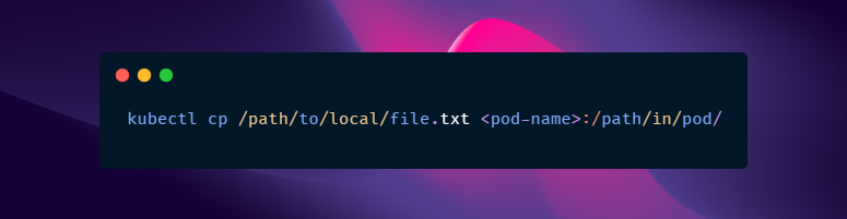 debasishbsws's tweet image. 📌kubeclt tip:
       Have you ever used `kubectl cp`
🚀 This command allows you to copy files and directories between a local machine and a Kubernetes pod. It&apos;s incredibly handy for managing data and configurations. 
#DevOps #K8s #kubectl