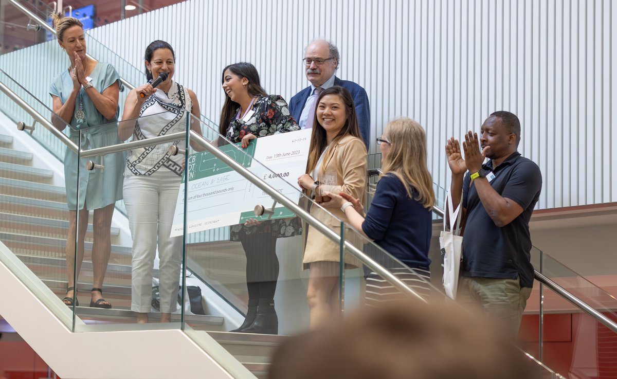 🎉Congratulations to team Ocean &amp; Sage who received £4,000 as the runners-up prize for our 2023 Dragons Den Competition!🎉