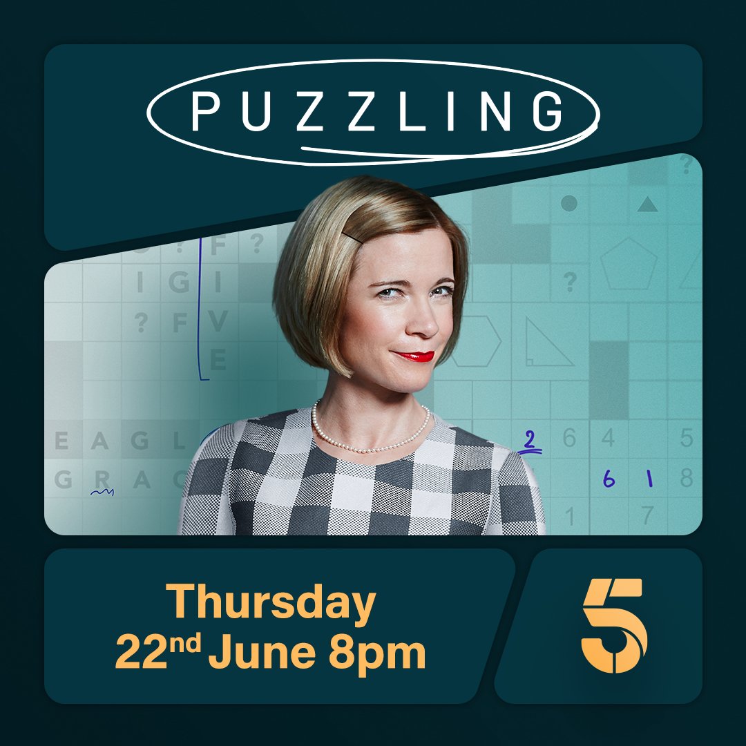Tune in TONIGHT to see six super smart strangers compete in #Puzzling with <a href="/Lucy_Worsley/">Lucy Worsley</a>. Who will secure their place in the final? There’s only one spot available. Tonight, 8pm <a href="/channel5_tv/">Channel 5</a> #brightsparks #clevercloggs #maythebestpuzzlerwin