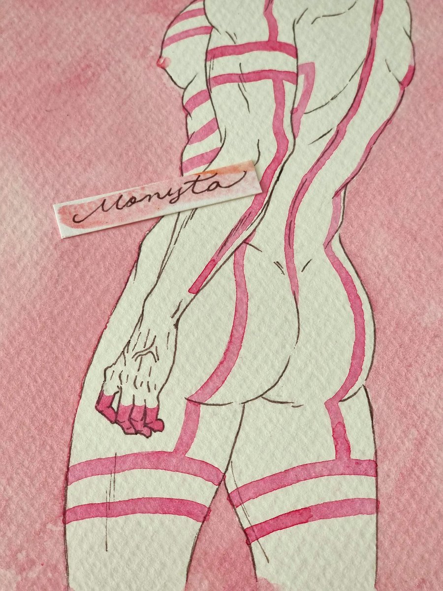Monyta_art28's tweet photo. Pink menace 
#Akaza https://t.co/Lg6KHrXMZI