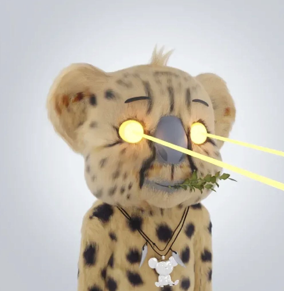 Never seen the rare Leopard-spotted Laser-eyed Koala? Well...now you have 🤣🥳👌🐨
@btc_koalas is creating a very compelling business strategy. $btc #Ordinals #OrdinalNFT #koala #nft #lasereyes