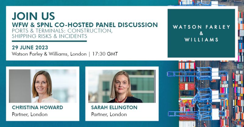 📅 Save the Date! Join us next Thursday in collaboration with <a href="/SPNLshipping/">SPNL</a> for an insightful event on “Ports &amp; Terminals: Construction, Shipping Risks &amp; Incidents”.

Secure your spot and register using: spnl.co.uk/event/event-11…

#WFW #ConstructionLaw #Ports #Shipping